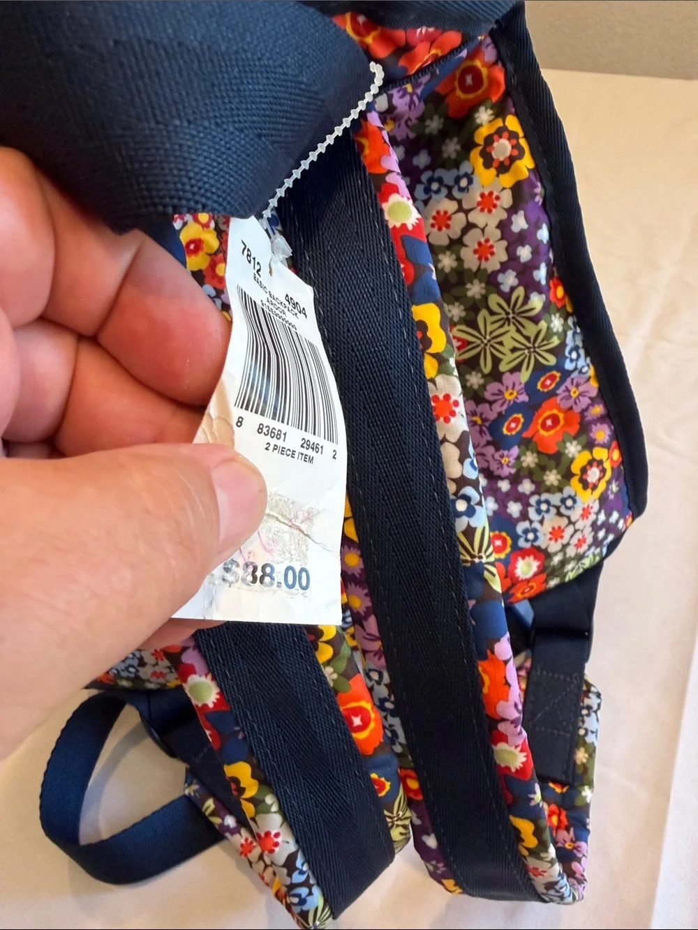 LeSportsac Floral Ardor Print Ripstop Nylon Backpack floral NWT